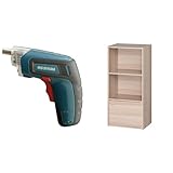 『電動ドライバー 充電式 RD110-G グリーン』と『カラーボックス 3段 幅41.5×奥行29×高さ88cm ナチュラル CX-31D』のセット
