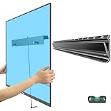 Aetubree テレビ壁掛け金具 間柱不要 26-55インチ対応 乾式壁 壁掛けテレビ 賃貸用金具 薄型 32 35 40 50 55型用壁掛け tv 金具 VESA最大400x400mm 耐荷重49kg ウォールマウント（ブラック）