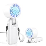 【2025年モデル瞬間冷却 199段階風力調節】ハンディファン 冷却プレート 扇風機 小型 16時間連続稼働 5200mAh 接触冷感