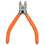 Ploarnovo ニッパ ステンレス製 ラウンド刃 プラスチック用 ニッパー 切れ味抜群 スタンダード バネ付 135mm　