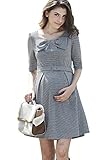 スウィートマミー (Sweet Mommy) リボンデザイン ワンピース 授乳服 / マタニティ LL 杢グレー