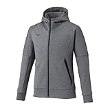 [ミズノ] トレーニングウェア ストレッチスウェット フーディ パーカー ジャージ スポーツ 32MCC050 グレー杢