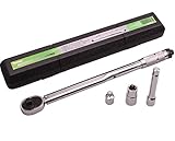 Cartman Torque Wrench with Socket, Adaptor and Extension Bar in Case, 28-210 N.M. by Cartman