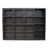 スライド 本棚 トリプルスライド コミック スライド本棚 書棚 ＤＶＤ収納 ＣＤ収納 大容量 棚 収納棚 オシャレ 木製 ダークブラウン TCP312-DBR J-Supply