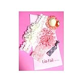 【Ria-Fail】可愛いヘアアクセサリー4点セット!ヘアバンド、クリップ、リボンヘアゴムです