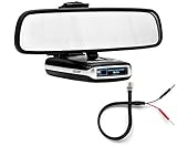 Radar Mount Mirror Mount Radar Detector Bracket + Mirror Wire Power Cord - Escort MAX MAX2 [並行輸入品]