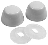 Danco 88972 Closet Bolt with Round Caps, White Danco [並行輸入品]