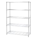 メタルラック 別注品 5段 ルミナスパーツ互換品 ポール径25mm 幅121.5×奥行35.5×高さ174cm ドウシシャ AMF2512185