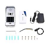 MolySun ドアベル ワイヤレス 玄関インテリジェントな電子猫の目WIFIのビデオインターホンドアベルの家庭用ワイヤレス呼び出しデバイス赤外線ナイトビジョンセンサー（シルバー）