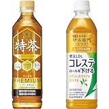 【セット買い】[トクホ]特定保健用食品 特茶カフェインZERO（カフェインゼロ）500ml×24本 + サントリー 伊右衛門プラス コレステロール対策 お茶 500ml ×24本 機能性表示食品