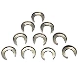 クマモト お手軽丁番スペーサー ワッシャ君 KSW-100-1 1ミリ調整用 長2.2cm高0.4cm幅2.2cm 10個入り