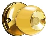 Constructor CON-CHR-PB-DM Chronos Dummy Door Lock Knob Set, Polished Brass by CONSTRUCTOR