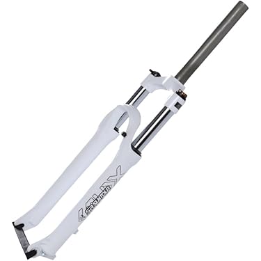 MINUTE サスペンションフォーク ホワイト/ 120mm 20mmaxle Amazon.co