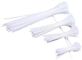 Air 6つケーブルZip Ties 4 " + 6インチ+ 8インチ+ 12インチセルフロックナイロンケーブルワイヤタイブラックホームオフィス庭ガレージ、ワークショップ