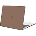 MOSISO Compatible MacBook Air 13.6" Case 2024 2023 2022 Release M3 A3113 A2681 M2 Chip with Liquid Retina Display & Touch ID Protective Plastic Hard Shell Case Cover (Caramel Brown)
