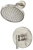 Pfister g898nck Contempra 1－ハンドルタブとシャワートリムのみin Brushedニッケル、water-efficientモデル