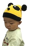(ビグッド)Bigood 可愛い ベビー 赤ちゃん ニットキャップ 子供用 ニット帽子 ビーニーワッチ カジュアル ワッチキャップ 暖かい お出かけ （パンダ）