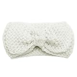 【ノーブランド 品】幼児　赤ちゃん　花　弾性かぎ　針編み　ヘアバンド　ヘッドバンド　９色 - 白