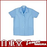 自重堂/半袖スモック/ カラー：016_サックス サイズ：LL 品番：1100