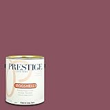 Prestige Paints Exterior 1つでペイント、プライマー、1-gallon、フラット、Comparable一致のSherwin WilliamsホワイトBeet 1 Gallon 