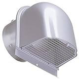 西邦工業 SEIHO CFND150SCBL BL・外壁用ステンレス換気口(深型フード) 金網型3メッシュ 下部開閉タイプ 防火ダンパー付