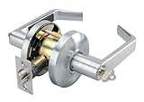 Calロイヤルcsl0326d Keyedエントリ教室関数ドアレバーSet withクラッチメカニズム、サテンクローム