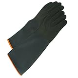 Stalwart 75-9918 Hawk Heavy Black Rubber Crinkle Gloves by Stalwart