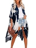Moss Rose レディース ビーチカバーアップ 水着 着物カーディガン ボヘミアンフローラルプリント US サイズ: One Size