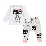SIEGES ベビー服 子供服 上下セット プリント Tシャツ 男の子 女の子 長袖 パンツ セットアップ 帽子付き 秋 冬 0-24ヶ月