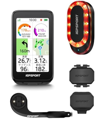 Amazon | iGPSPORT BiNavi Air GPSサイクルコンピューター + HR50心拍