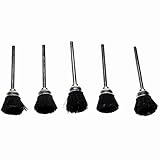 5個入り ナイロン毛研磨ワイヤーホイール 5mm ボウル型 バフ研磨