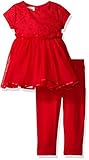Pippa & Julie Baby Girls' 2-Piece Party Outfit Red 0-3 Months [並行輸入品]