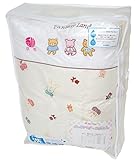 京都西川　ミニベビー布団６点セット　ファンタジーランド　ポリエステル掛け布団と固綿敷き布団使用　日本製