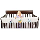 Leachco Easy Teether XL - Crib Rail Cover For Convertible Cribs - White