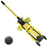 サンパーシー 油圧式 ガレージジャッキ フロアジャッキ 耐荷重2t 最高位約300mm 最低位約140mm (イエロー)