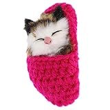 EXCEART ドールハウスぬいぐるみ ねこぬいぐるみ ギャビードールハウス ケーキトッパー スリッパ おもちゃの猫 子 赤ちゃん