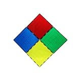 60pcsクリアカラー磁気タイル建物ブロック教育5図形