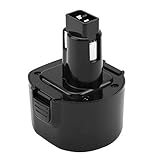 Hanaix Replacement Battery for Dewalt DE9036 DE9061 DE9062 DW9061 DW9062 DW9614 DC750KA DC855KA DW05