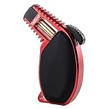 TriGear Professional Aluminum Culinary Refillable Adjustable Butane Torch Lighter for Cooking Weldin