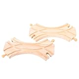 Bigjigs Rail BJT174 Double Curved Turnouts (Pack of 2) [並行輸入品]