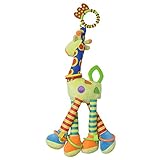 2017新しいPlush Giraffe Animal、Developmentalインタラクティブおもちゃ幼児赤ちゃん開発ソフトキリン動物Handbells Rattlesハンドルおもちゃベビーベッド