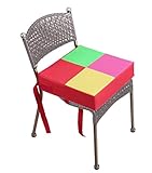 MAMe お食事クッション　ベビー 子供 用 チェアクッション こどもクッション 椅子クッション 高品質 防水 オックスフォード製 (オレンジ)