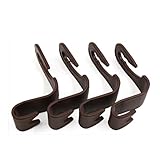 uxcell カーヘッドレストフック プラスチック バックシートヘッドレストフック ホルダーフック 4個入り