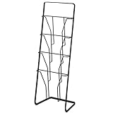 (タワー) tower マガジンラック スリム パンフレットスタンド [マガジンスタンドタワー4段] (ブラック/06513)