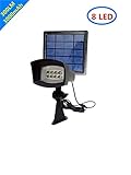 JPYH 壁掛け用スポットライト ガーデンライト ソーラー充電LED 防水LED 夜間自動点灯　 屋外照明/庭/ガーデン/玄関など