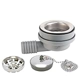 High Quality Sink Drain with Brushed Finish and Strainer Basket