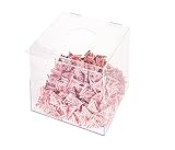 アクリル抽選箱　開閉式　透明（W300×D330×H300）