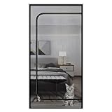Charmoon ペットゲート 脱走防止 猫 犬 メッシュ 頑丈 マジックテープ 貼るタイプ 穴あけ不要 210cm×85cm (C字型)