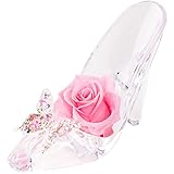 プリザーブドフラワー 一輪 ギフト ハイヒール ピンク