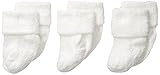 Carter's Unisex-Baby Chenille Cuff Socks Multi 3-12/Medium Months (Pack of 3) [並行輸入品]